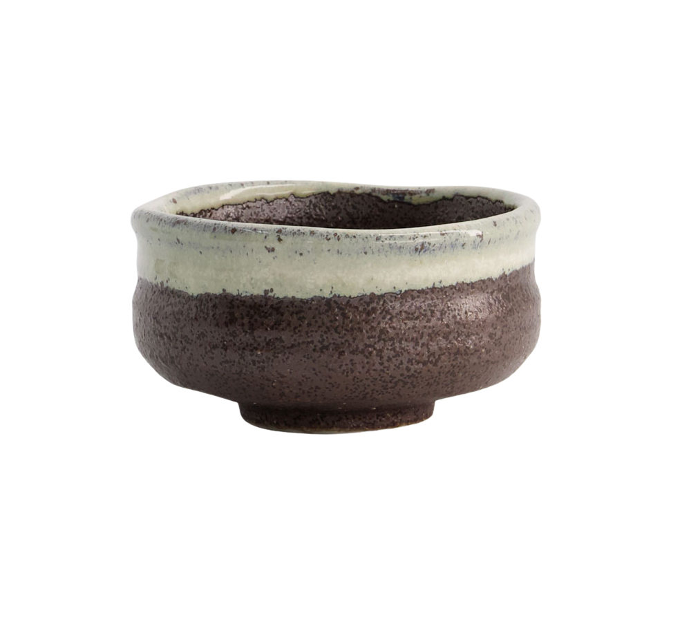 Sake/Matcha skål, Kuro-Iga-Nuriwake - 150 ml